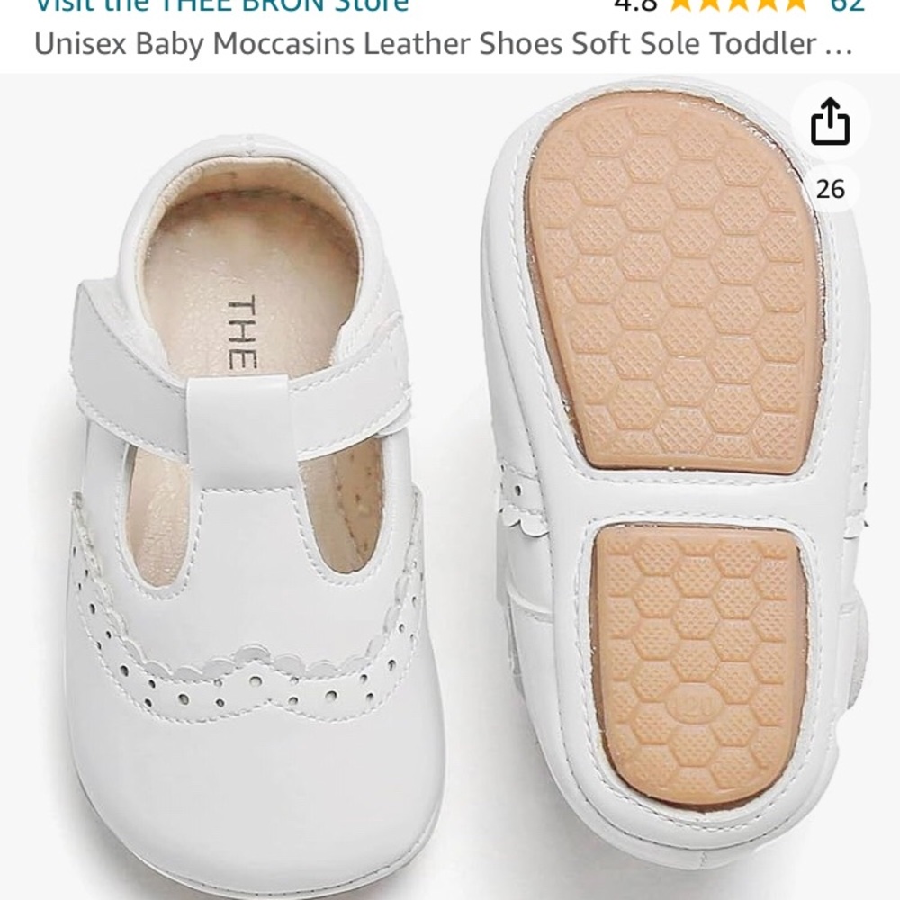 Baby Leather Moccasins. Worn once.